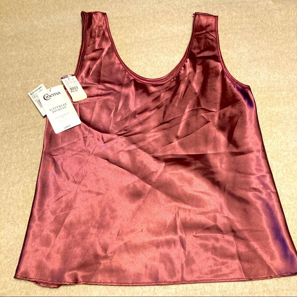 Maroon Cinema Tank/Cami